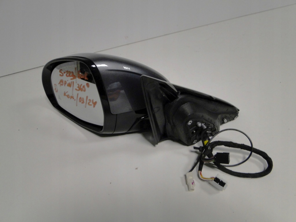 фото №15, Mercedes s klasa 223 w223 дзеркало ліва камера асистент 360 19pin full