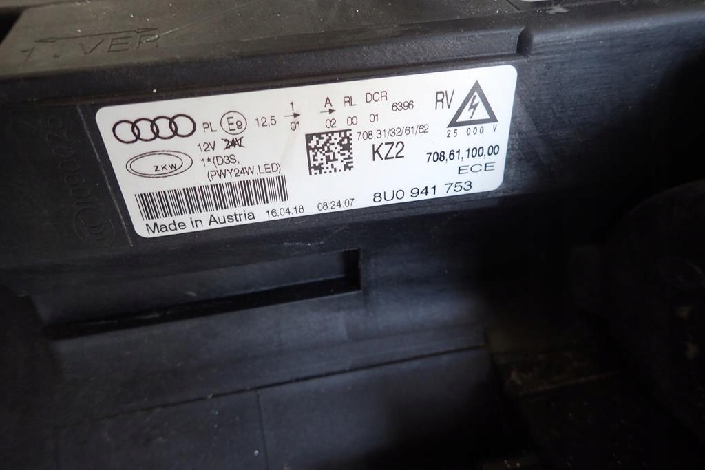 фото №6, Лампа перед левая audi q3 11-16 bi-xenon skr 8u