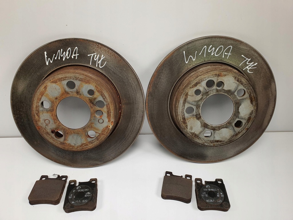 Купити Гальмівні диски гальмівні гальмівні колодки задній mercedes w140 3.2