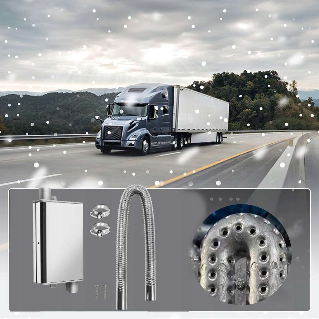 фото №9, Гаситель do отопления стояночного набор + труба выхлопная 60cm