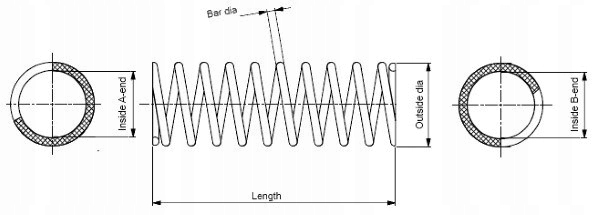 фото №3, Пружина подвеска monroe sp3274