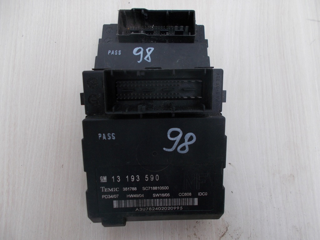 фото №1, Opel vectra c, модуль 13193590nf