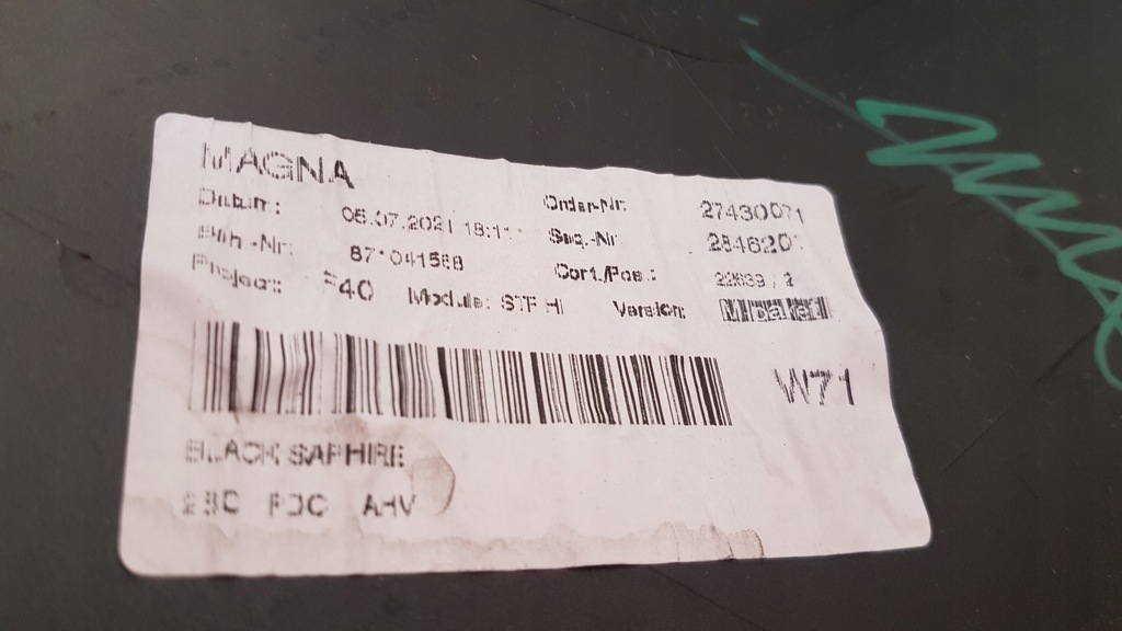 фото №7, Бампер задний bmw seria 1 f40 m-pakiet