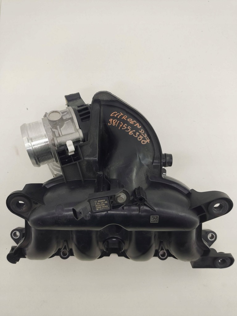 фото №1, Citroen ds4 колектор всмоктуючий дросельна заслінка 9817556380