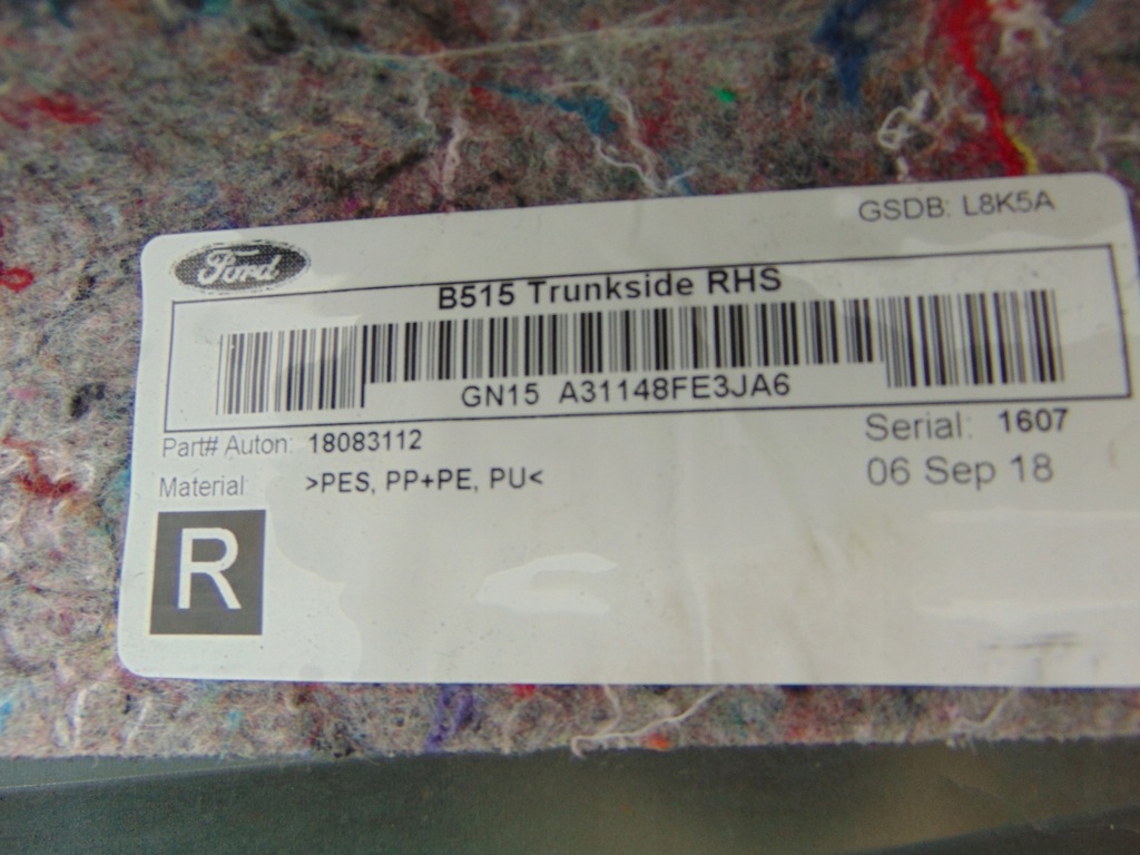 фото №9, Обшивка обивка багажника правая ford ecosport mk2