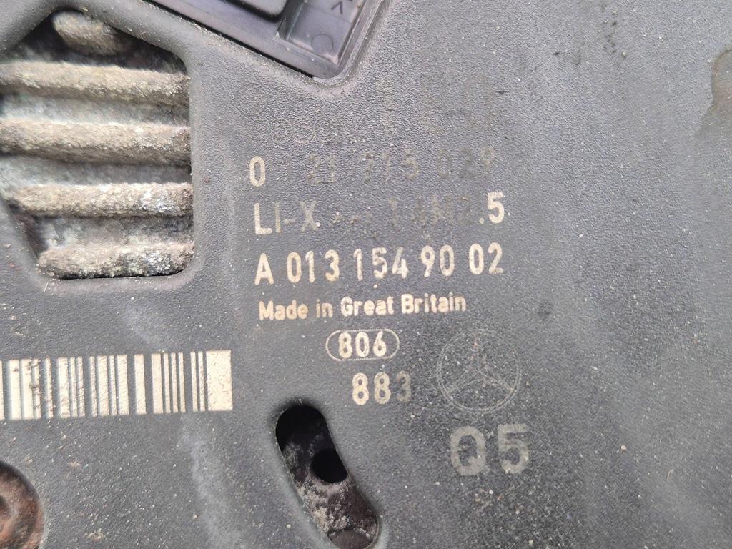 фото №6, Mercedes c220 cdi w204 генератор a0131549002