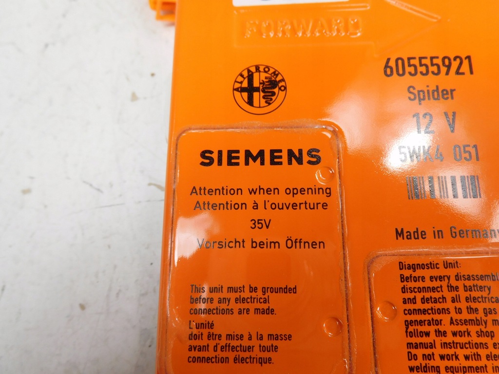 фото №3, Модуль srs alfa romeo spider 90-93 оригінальний номер 60555921