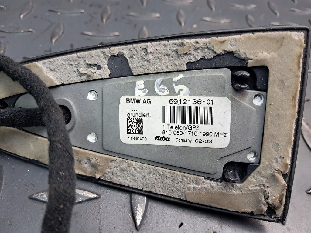 фото №7, Телефонная антенна многополосная 6 912 136 плавник кровельная bmw e65 black sap