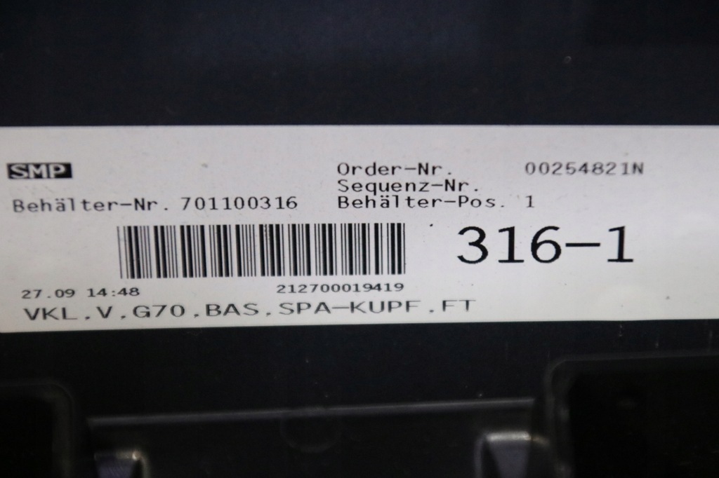 фото №10, Bmw 7 g70 i7 бампер перед передній колір c55