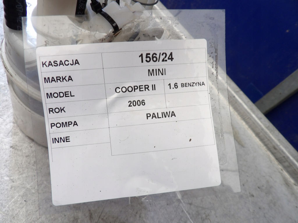 фото №4, Mini cooper ii насос пального 1,6b