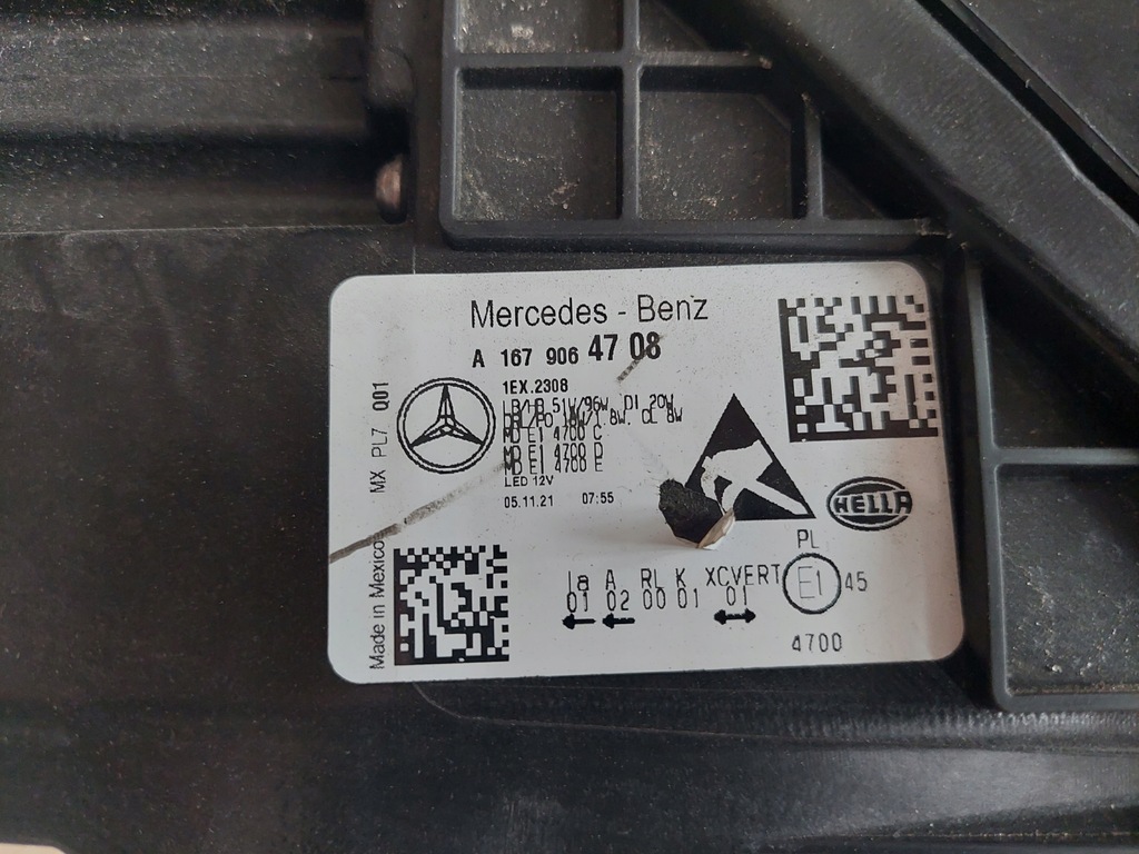 фото №12, Лампа левая - full led - mercedes gle w167