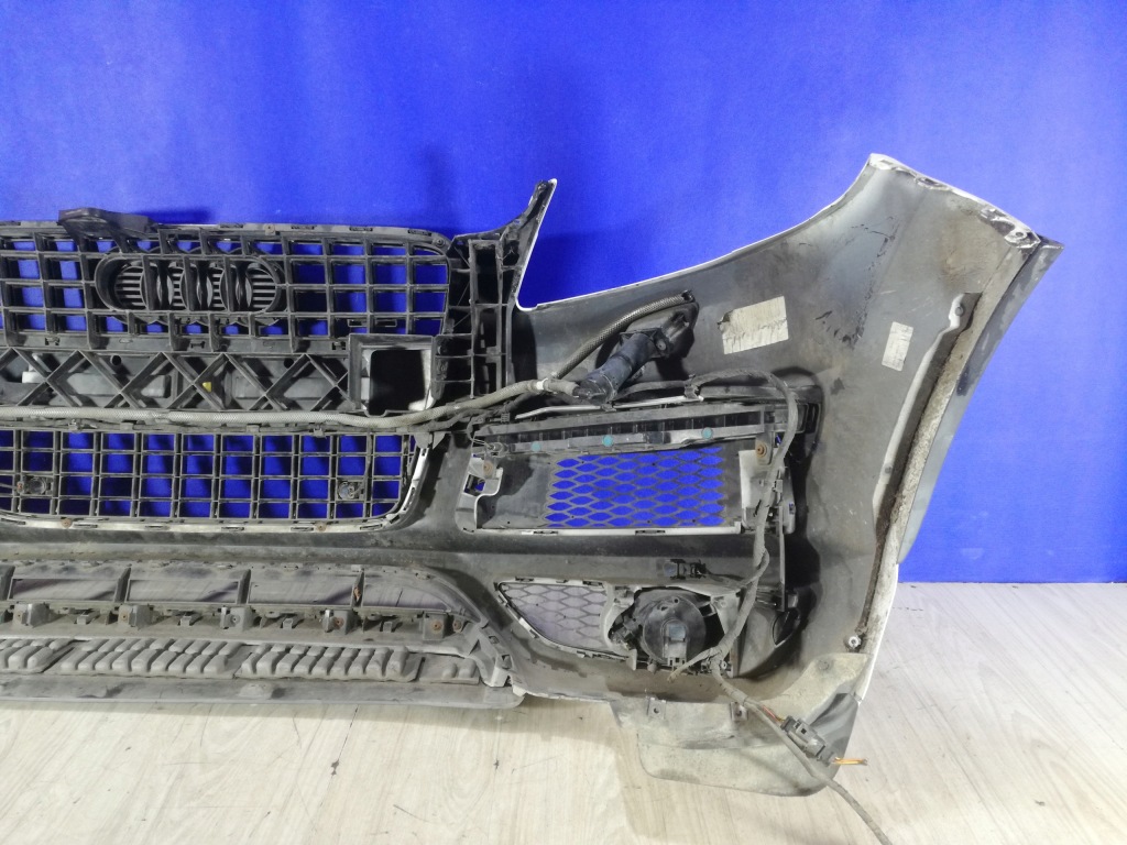 фото №7, Audi q7 4l lift s-line бампер решітка радіатора перед передній омивачі pdc