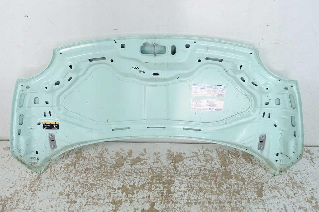 фото №12, Fiat 500 2007- крышка капот двигателя grad!