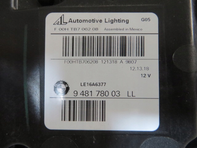 Bmw x5 g05 фара ful led правый  перед передняя 948178403ll Доставка