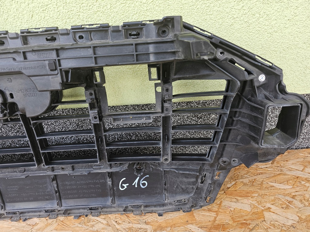 фото №13, Решётка радиатора audi q7 4m0 lift усилитель решетка радар камера решётка радиатора радиатора