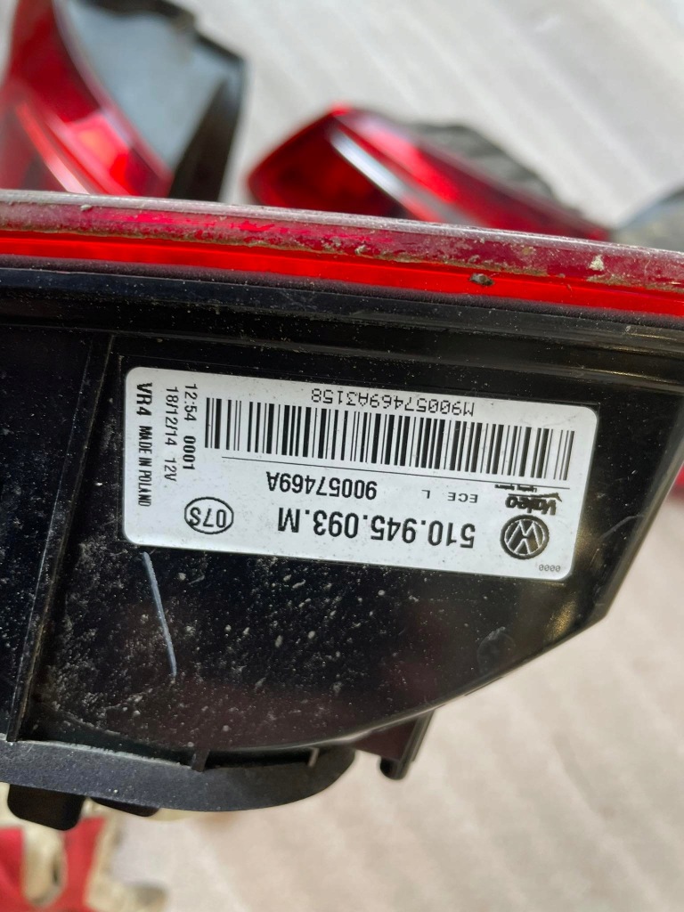 фото №10, Vw golf 7 sportsvan лампы 510945096q 510945094m