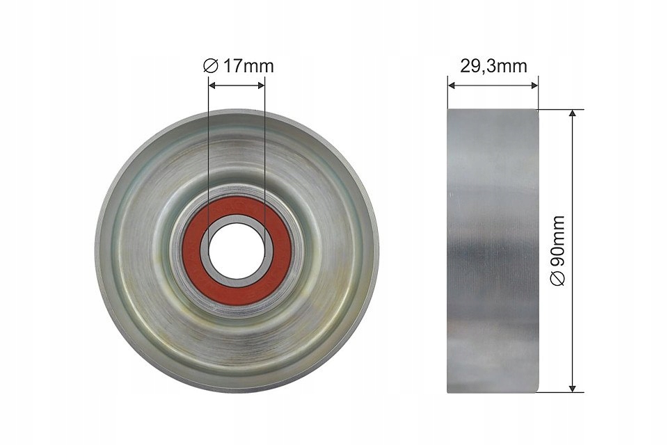 фото №1, Ролик натяжителя ремень многоручейковый hyundai grandeur, santa fe ii; kia car