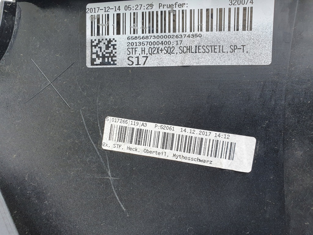 фото №12, Audi q2 s-line бампер задняя задний 16-