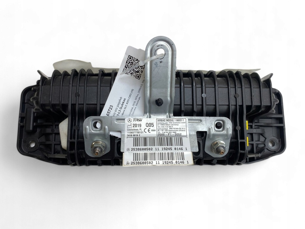 фото №8, Mercedes-benz glc x253 c253 подушка повітряна подушка безпеки пасажира