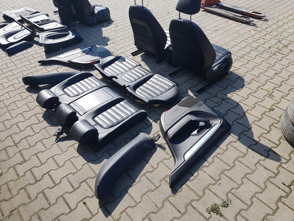 фото №11, Vw passat cc 08-16r сидіння шкіряний заднє сидіння