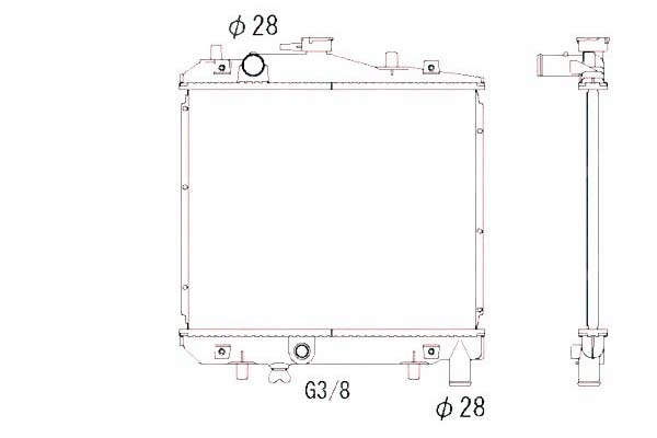 фото №2, Nrf радиатор wody kia pride 1.3 16v da
