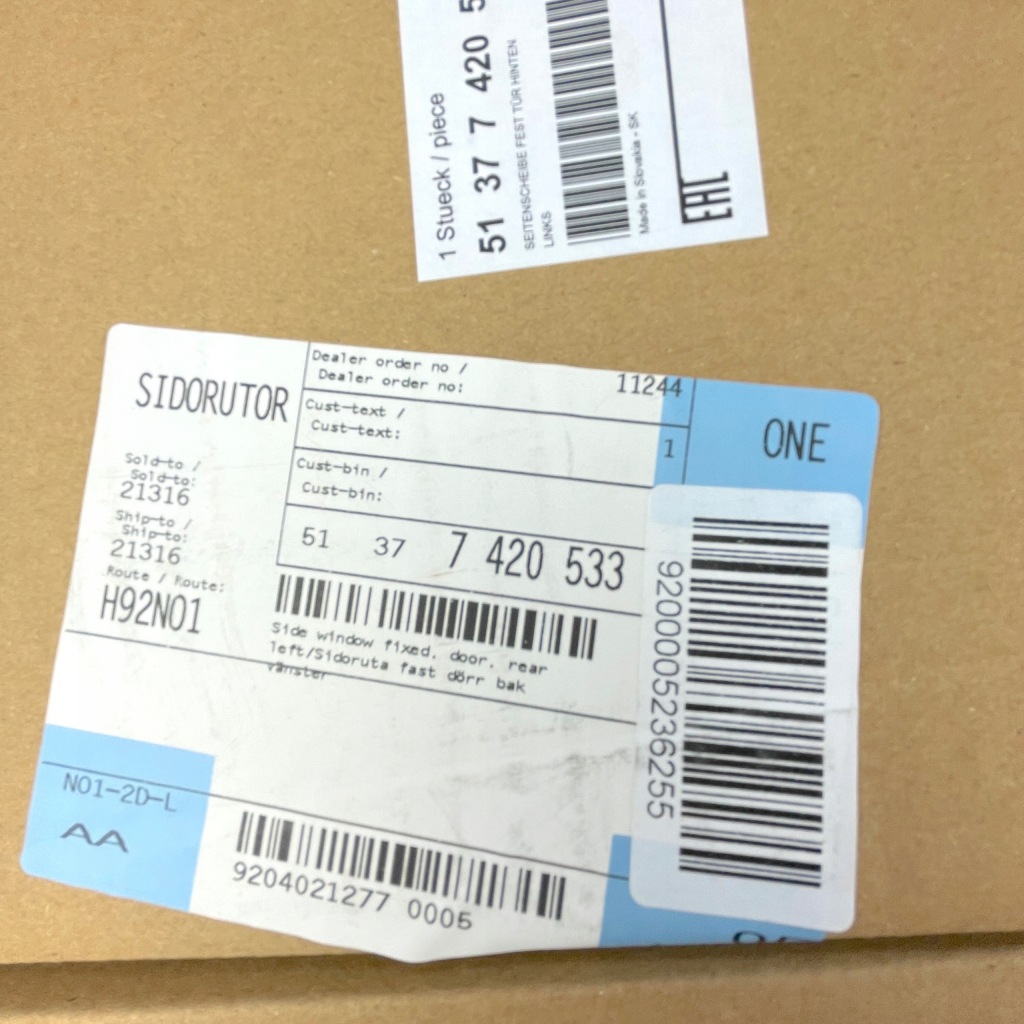 Bmw x2 f39 скло двері трикутник ліва ліва задній задня 7420533 ідеальна Київ