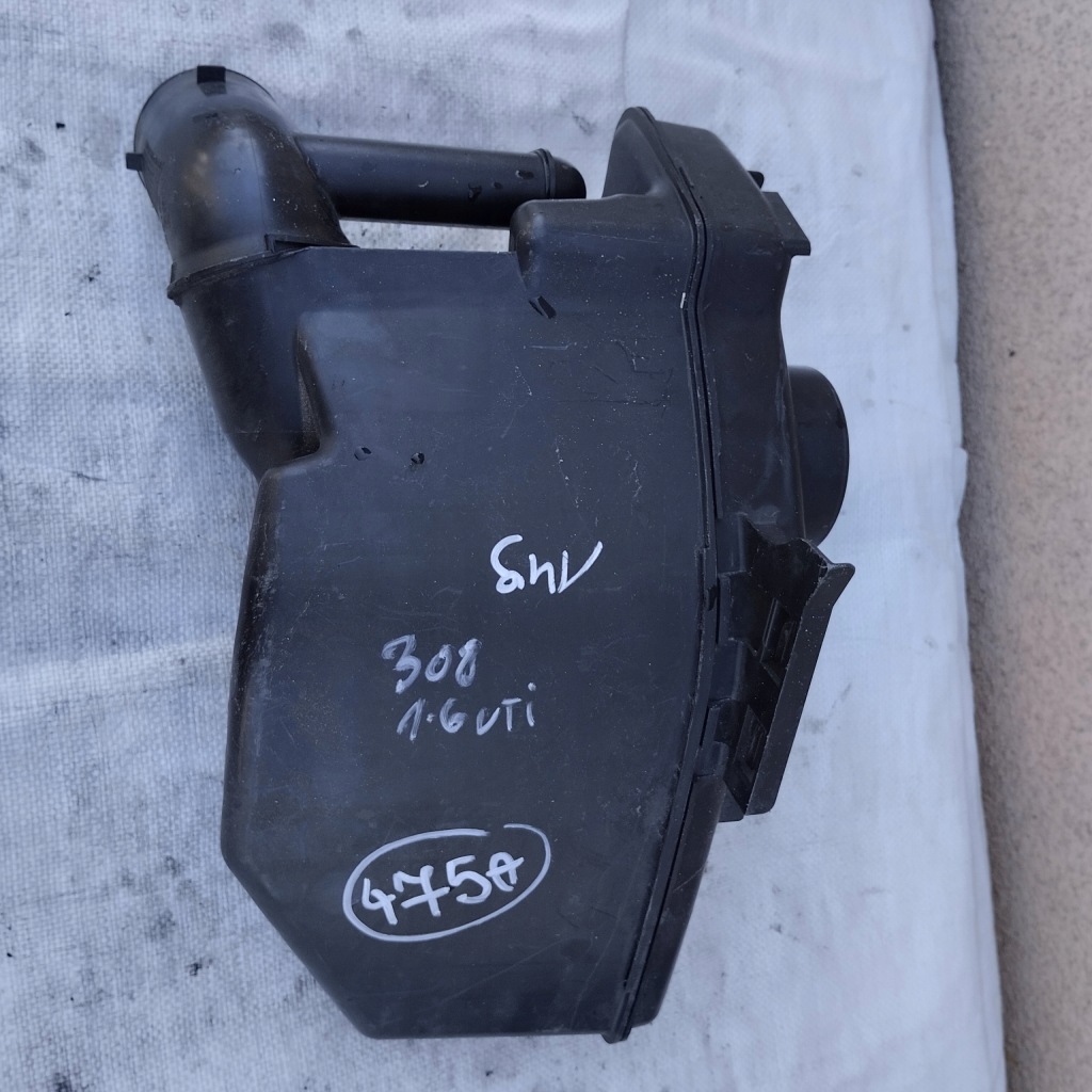 фото №9, Труба резонатор повітря peugeot 308 t7 3008 i 1.6 vti 9656237880