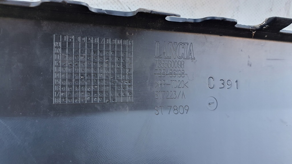 фото №9, Lancia ypsilon iii 11- накладка бампера задняя оригинал