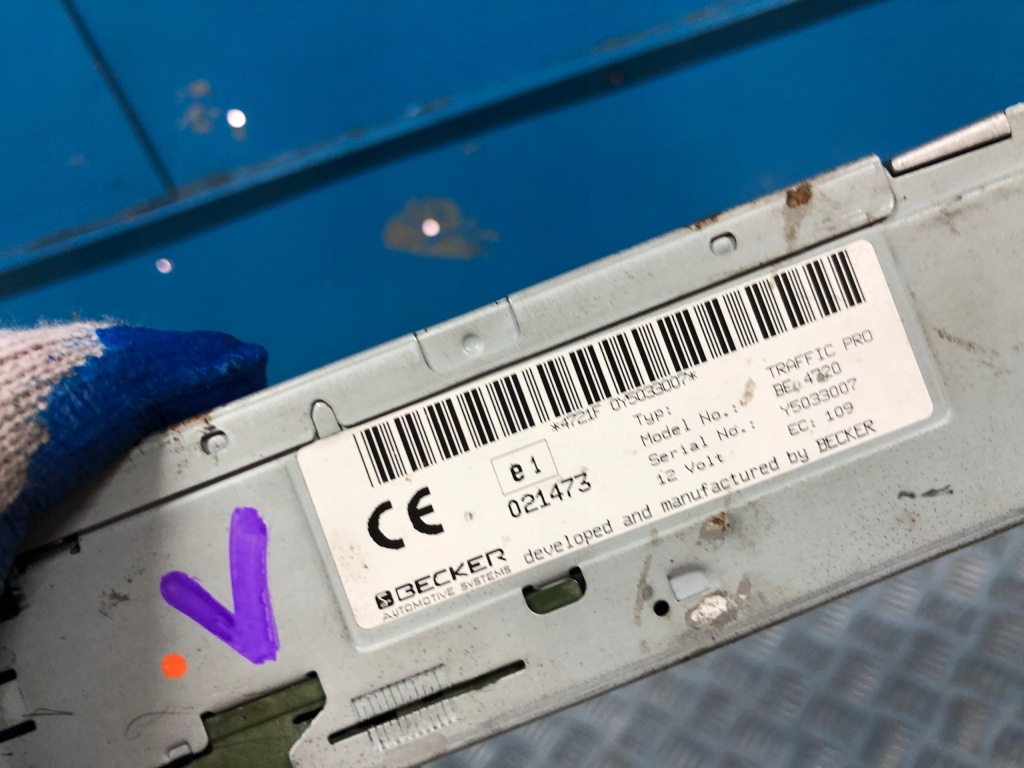 фото №3, Mercedes w202 r129 r170 w140 радио becker traffic pro be4720