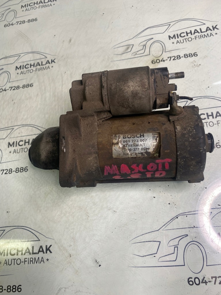 фото №1, Renault mascott 2.8 стартер 7700377051