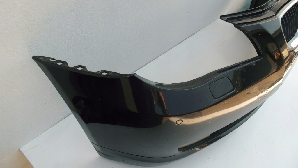 фото №10, Bmw 5 e60 e61 2003 -10 бампер передній перед омивачі ксенон pdc blackshapire