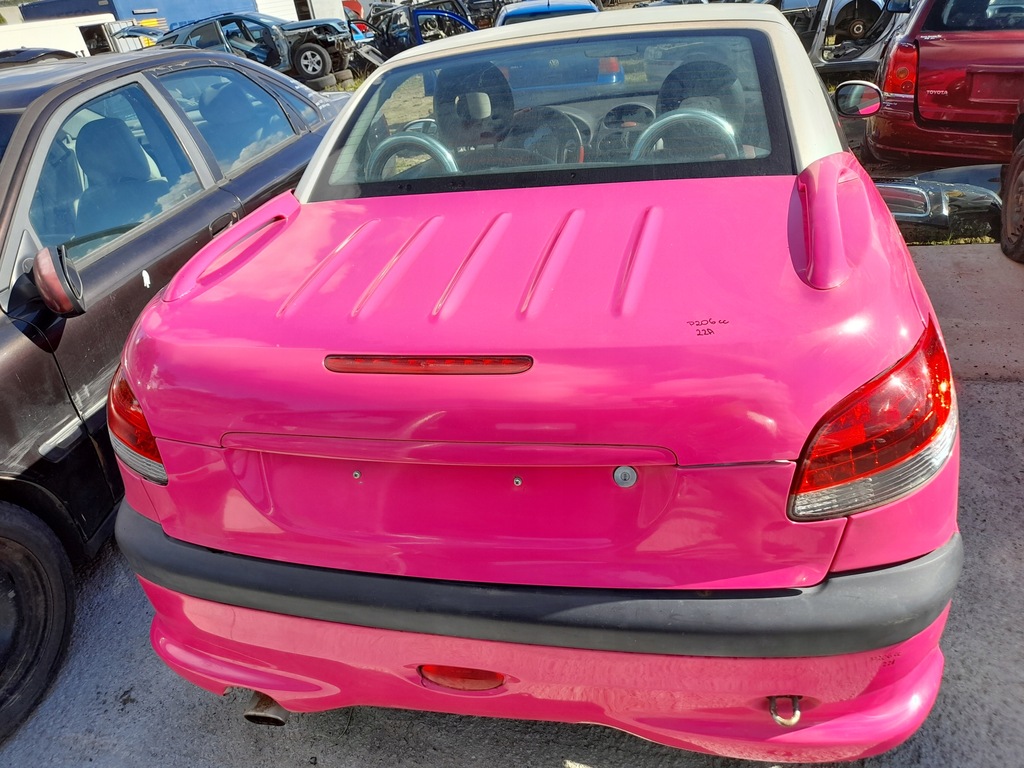 фото №15, Peugeot 206 cc крышка багажника багажника задняя задняя