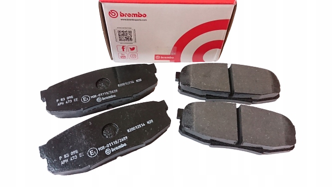 фото №1, Brembo p 83 098 набор тормозных колодок тормозных, тормоза дисковые