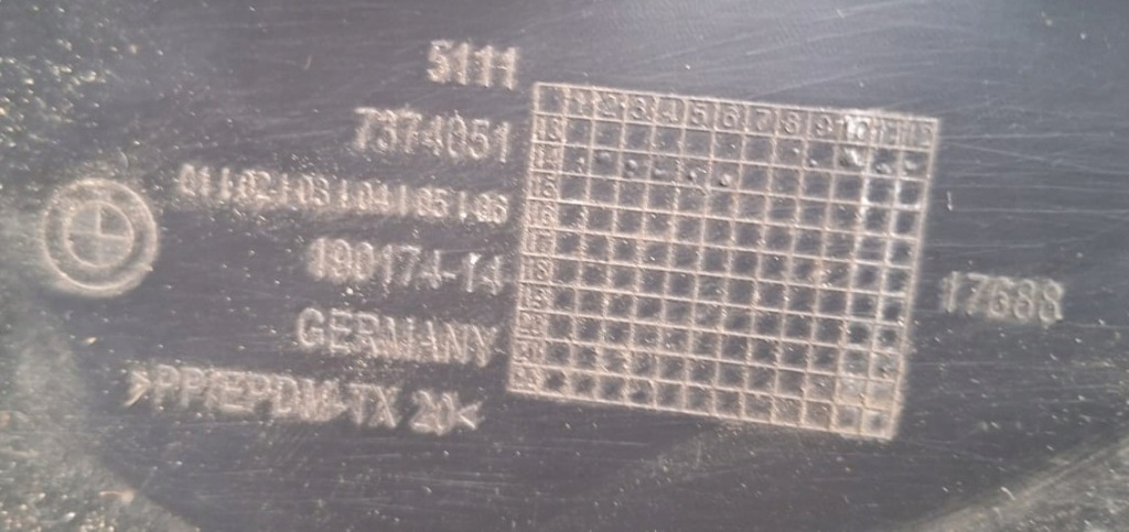 Bmw x1 e84 lift спойлер бампера перед накладка-спойлер 51117374051 Доставка