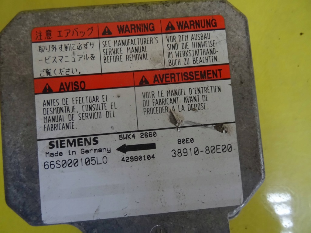 Купить Модуль датчик подушка безопасности suzuki swift 3891-080e00 nr413