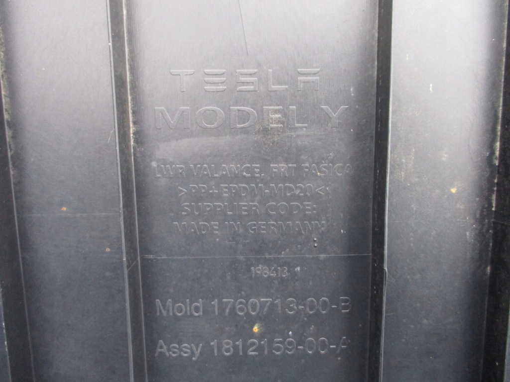 Плита защита усилитель бампера перед tesla y 20- 1760713-00-b Киев