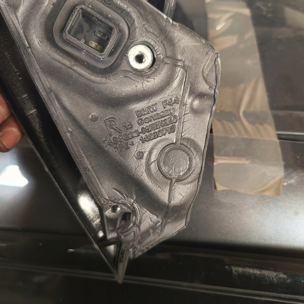 фото №9, Bmw f44 зеркало правое наружное b39 schwarz 2 чёрный блеск europa 6-pin