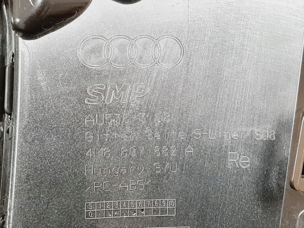 фото №12, Audi q8 s-line sq8 2018-2023 решётка правая бампер перед оригинал 4m8807682a