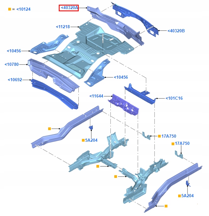 фото №3, Pas задний внутренний ford edge 2015-