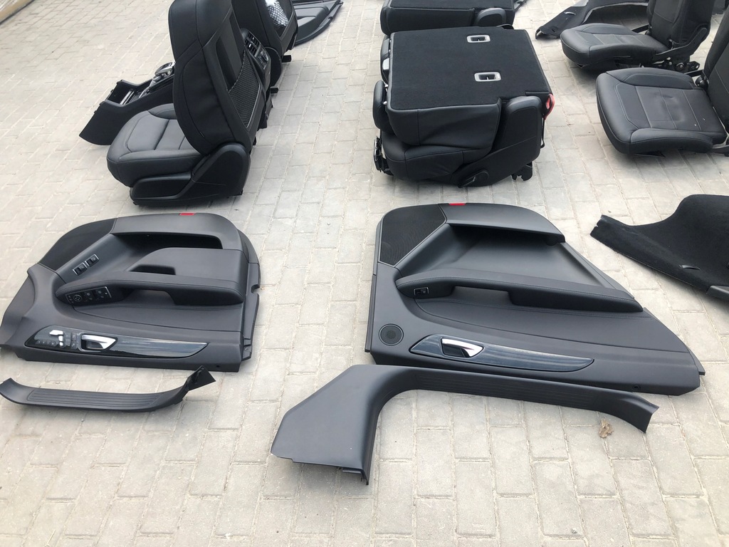 фото №10, Mercedes gls сиденья середина обшивки 7 пассажирский x166