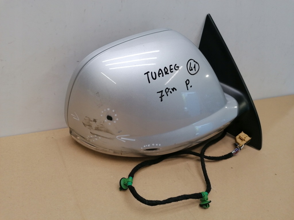 Зеркало правое vw touareg i рестайлинг  7 pin 06-10 la7w Киев