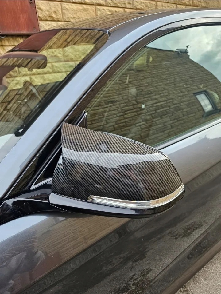 Bmw f30 f31 f32 f22 f20 f36 корпус дзеркал дзеркало карбон m pak m style Ціна