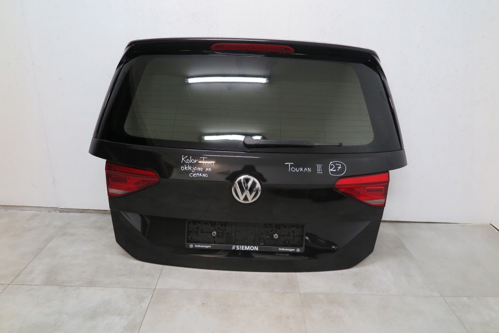 фото №1, Vw touran iii 5ta кришка багажника задня задня комплектна