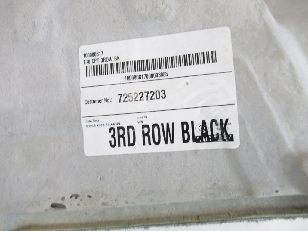 фото №6, Обшивка килимок багажника bmw e70 x5 3 ряд 3rd