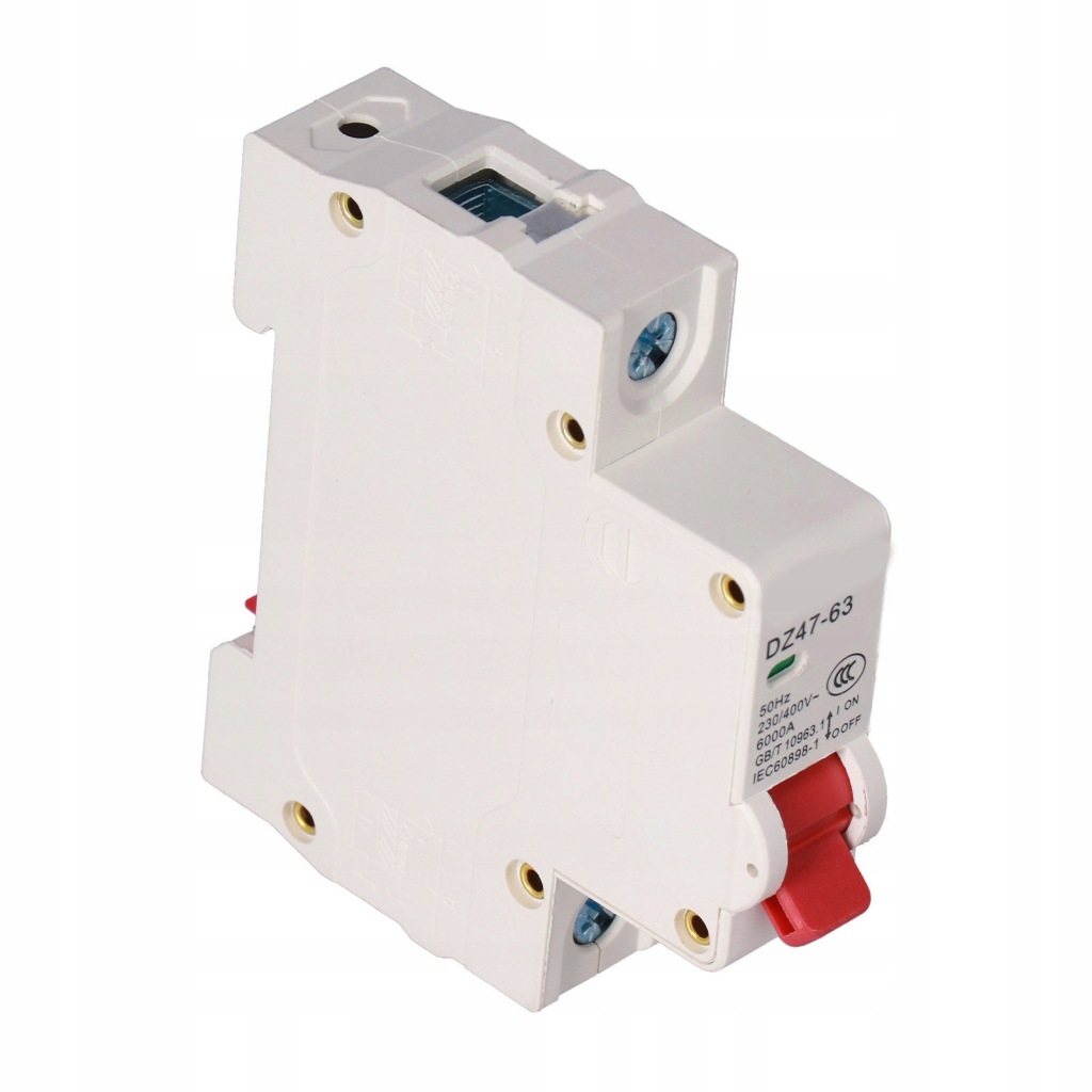 Вимикач 1p mini air switch mcb przeciążenie Доставка