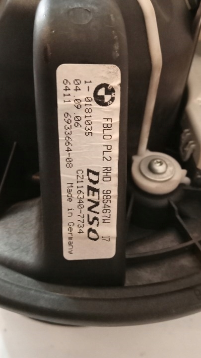 фото №8, Bmw 3 e90/91 повітродувка обдув rhd