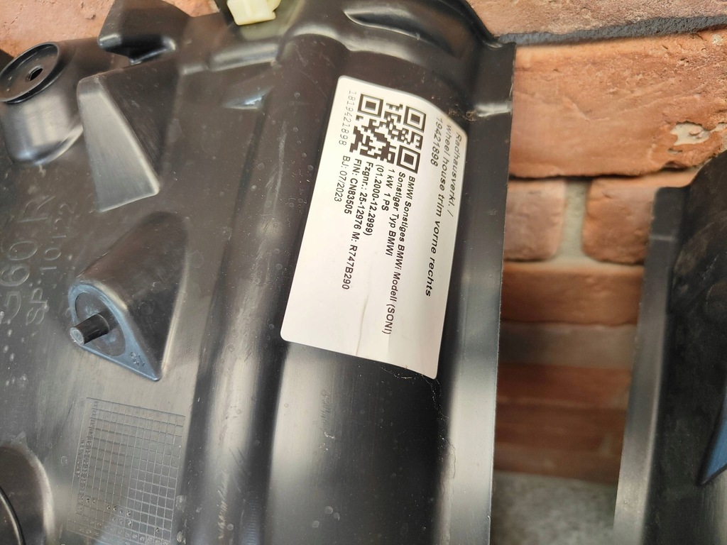 фото №9, Підкрилок передні праве правий перед bmw i5 g60 g61 9621236 9881712 9850640