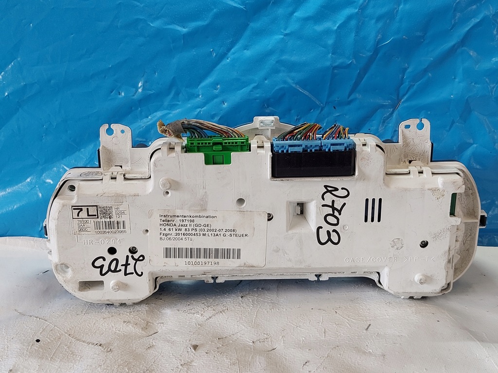 фото №10, Счетчик приборная панель honda jazz ii 1.4 b aut 78100saag600