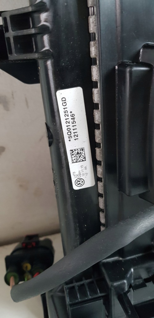 фото №3, Комплект радіатор вентилятор vw golf vii 2.0 tdi