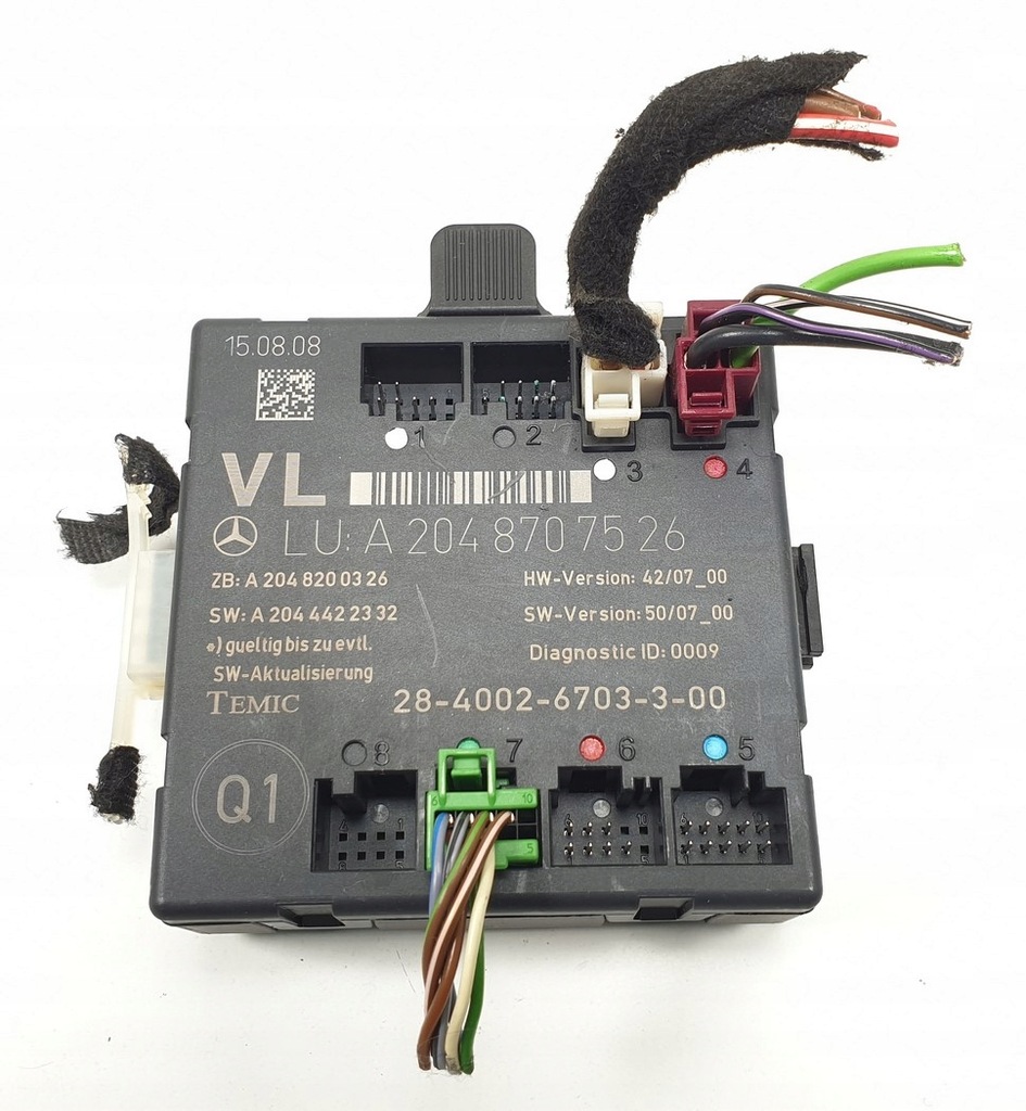 фото №1, Модуль двері лівий перед mercedes w204 a2048707526